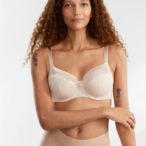 NWT Fantasie Illusion Side-Support Bra in natural beige 38G
